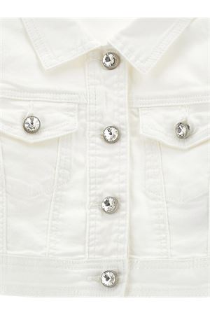 giacca in cotone bianco MONNALISA KIDS | 79G105NP70150001